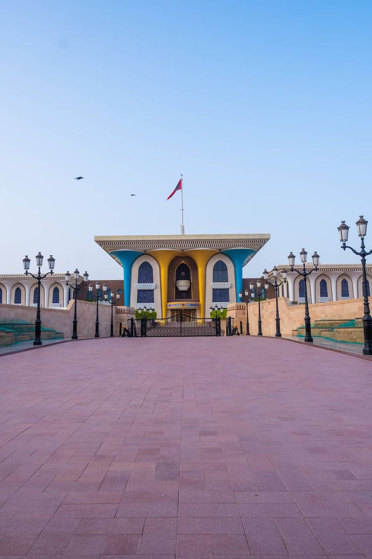 معماری نمادین کاخ العلم در مسقط