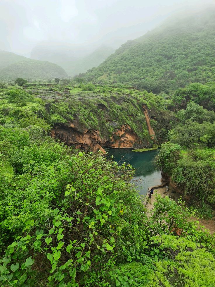 چشمه و کوهستان سبز صلاله